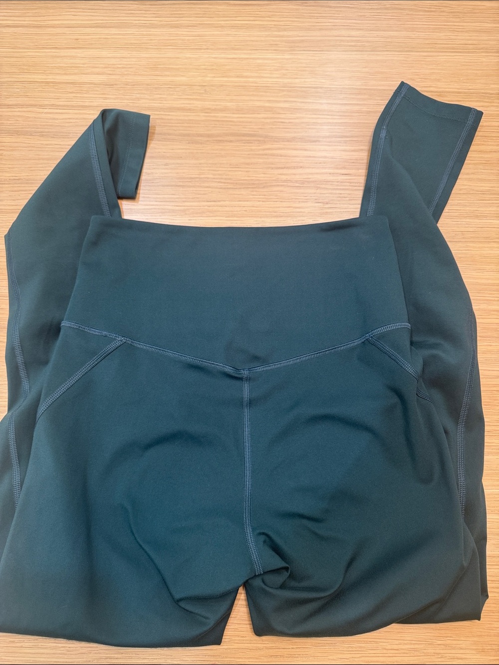 Girlfriend Collective High-Waist Forest Green Performance Leggings - Picture 6 of 6